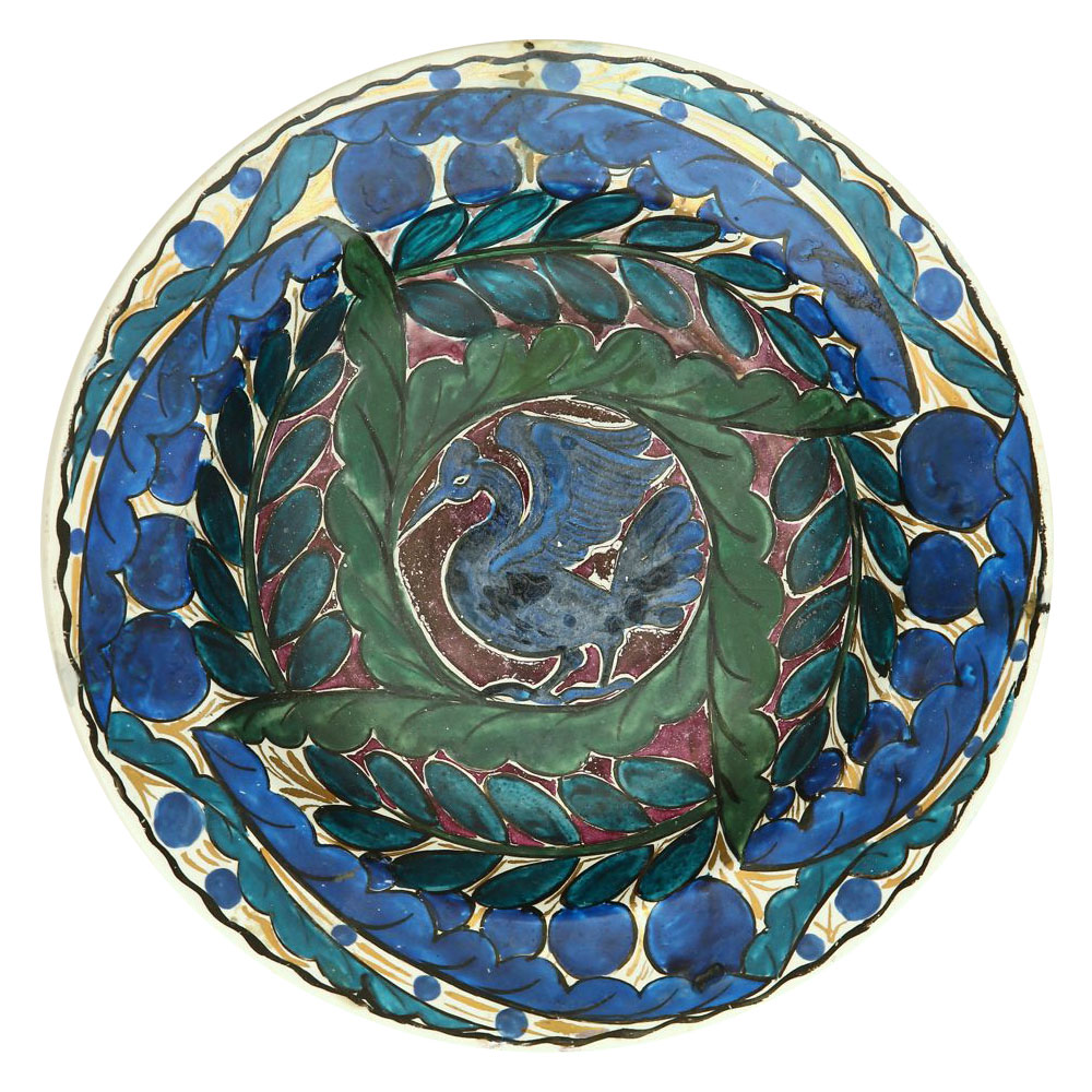 John Pearson ceramic plate, Guild of Handicrafts